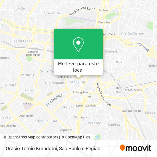 Oracio Tomio Kuradomi mapa