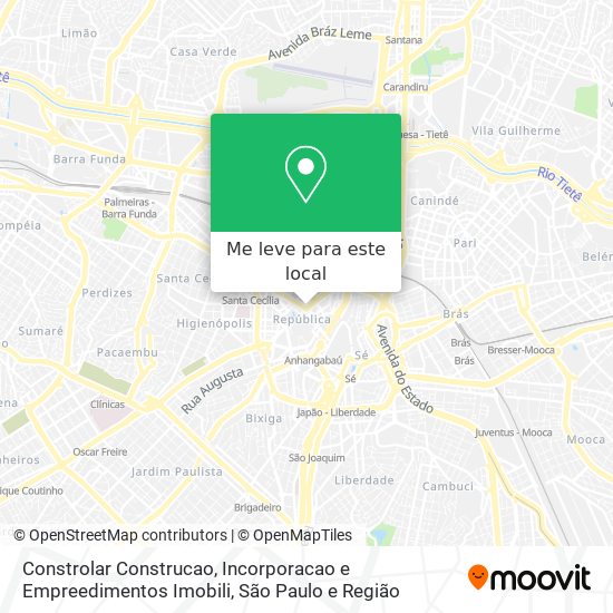 Constrolar Construcao, Incorporacao e Empreedimentos Imobili mapa