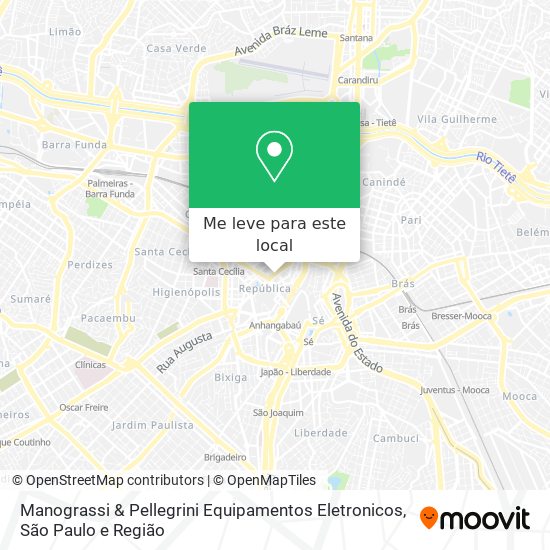 Manograssi & Pellegrini Equipamentos Eletronicos mapa