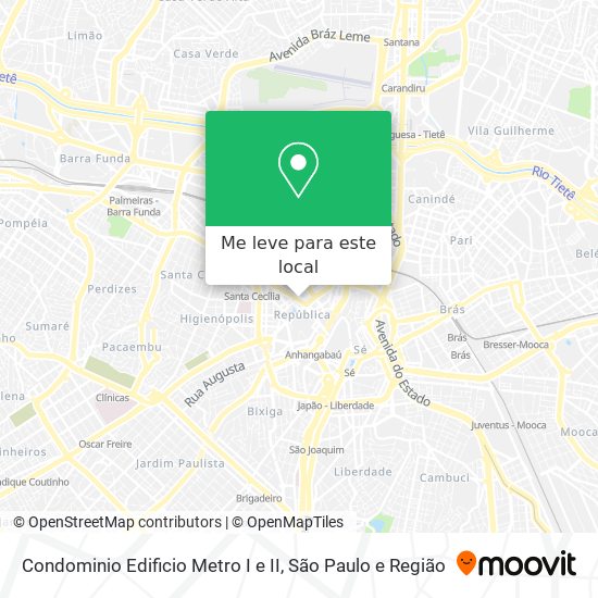 Condominio Edificio Metro I e II mapa