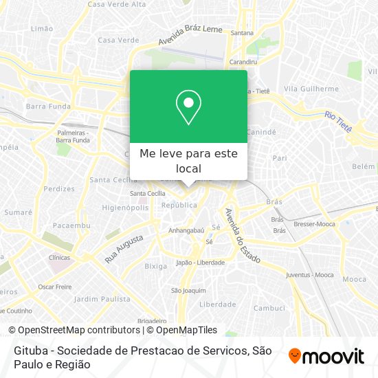 Gituba - Sociedade de Prestacao de Servicos mapa