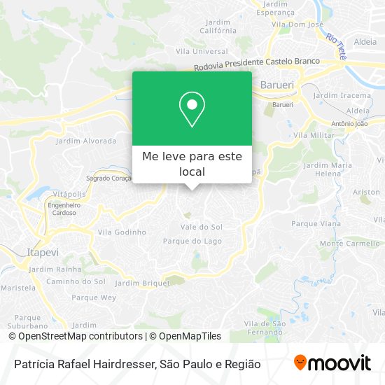 Patrícia Rafael Hairdresser mapa