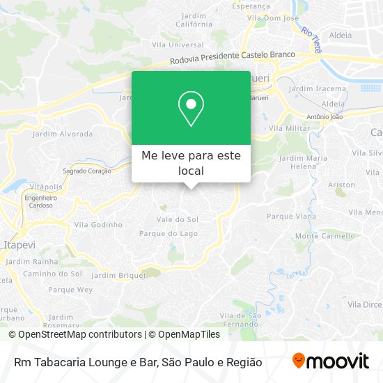 Rm Tabacaria Lounge e Bar mapa