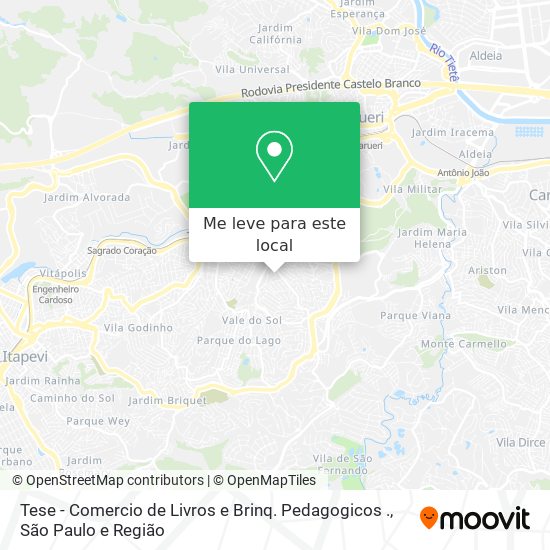 Tese - Comercio de Livros e Brinq. Pedagogicos . mapa