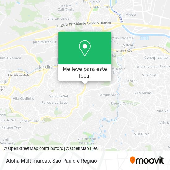 Aloha Multimarcas mapa