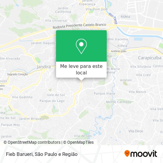 Fieb Barueri mapa