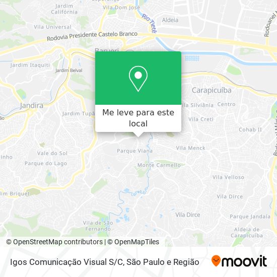 Igos Comunicação Visual S/C mapa