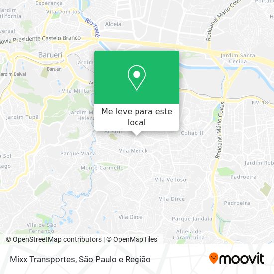 Mixx Transportes mapa
