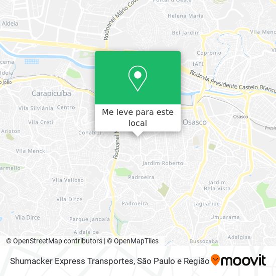 Shumacker Express Transportes mapa