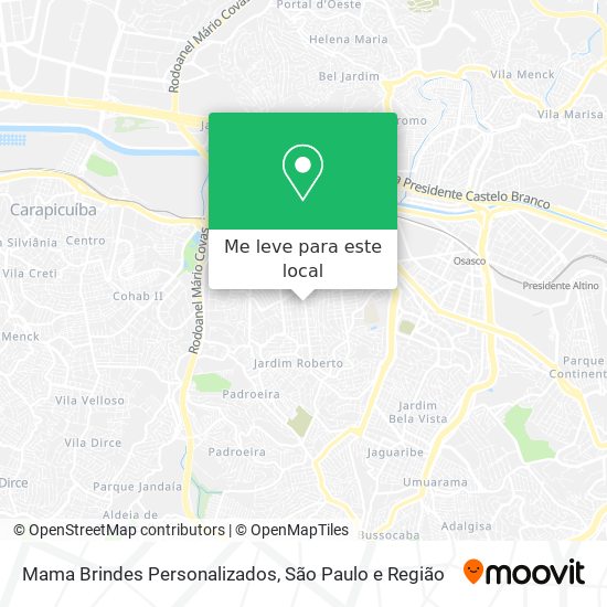 Mama Brindes Personalizados mapa