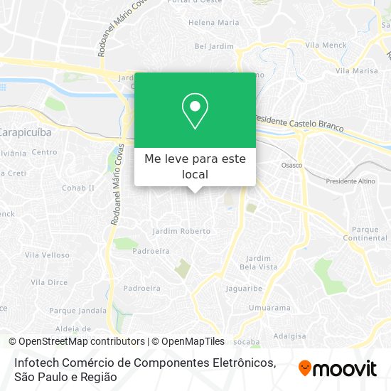 Infotech Comércio de Componentes Eletrônicos mapa