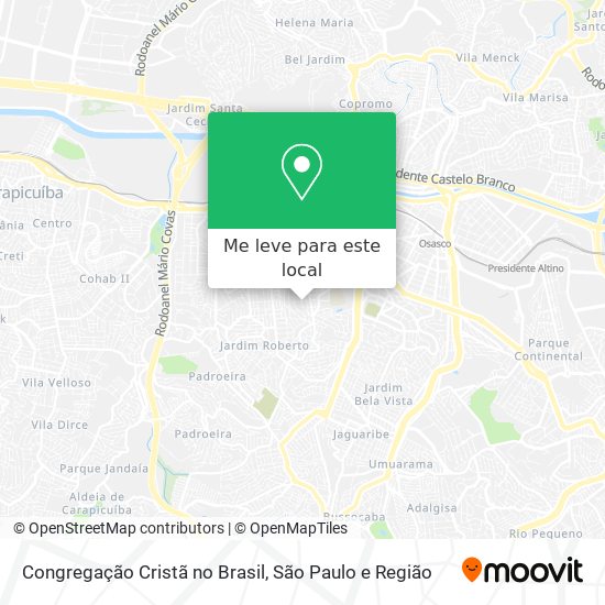 Congregação Cristã no Brasil mapa