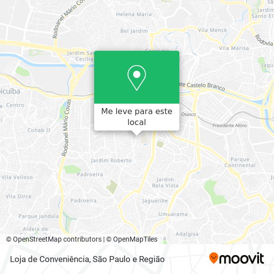 Loja de Conveniência mapa