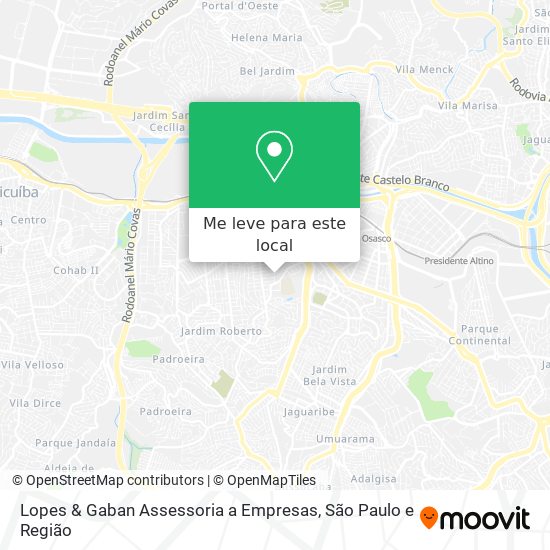 Lopes & Gaban Assessoria a Empresas mapa