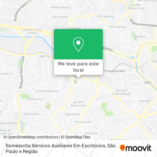 Somescrita Servicos Auxiliares Em Escritorios mapa