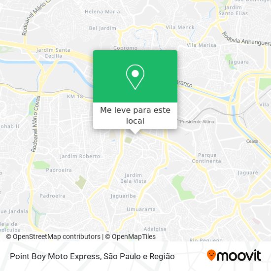 Point Boy Moto Express mapa
