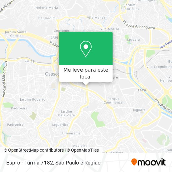 Espro - Turma 7182 mapa
