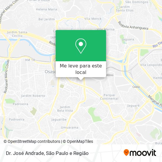 Dr. José Andrade mapa