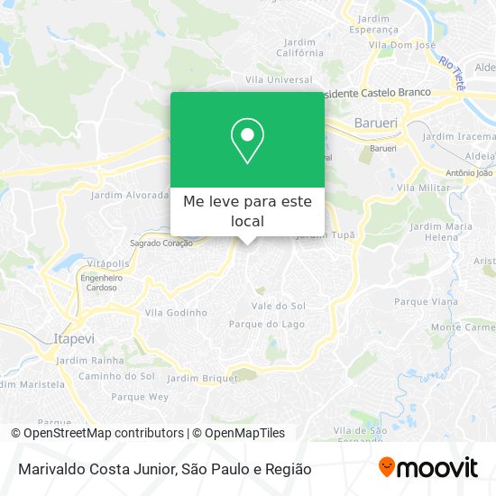 Marivaldo Costa Junior mapa