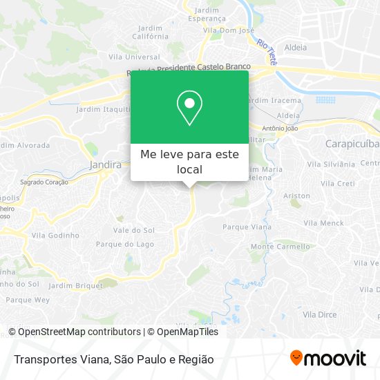 Transportes Viana mapa