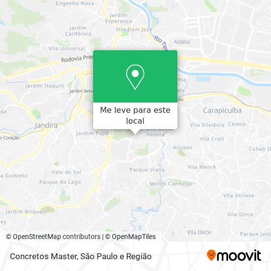 Concretos Master mapa