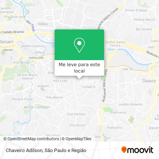 Chaveiro Adilson mapa