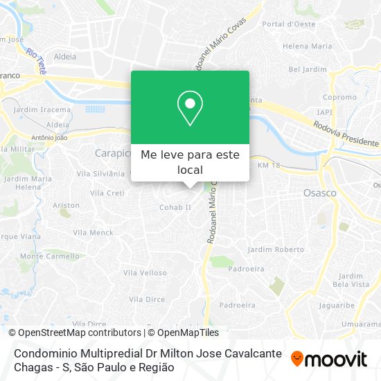 Condominio Multipredial Dr Milton Jose Cavalcante Chagas - S mapa