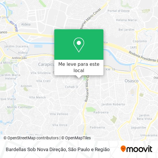 Bardellas Sob Nova Direção mapa