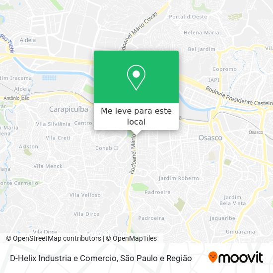 D-Helix Industria e Comercio mapa