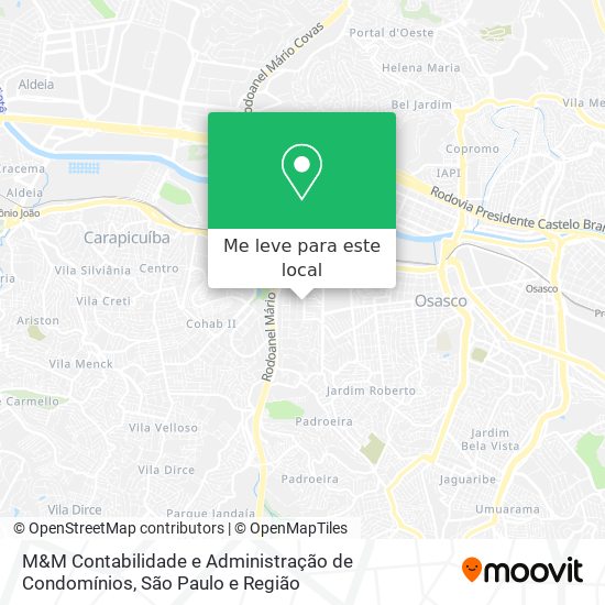 M&M Contabilidade e Administração de Condomínios mapa