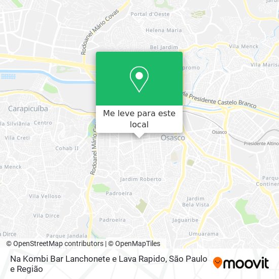 Na Kombi Bar Lanchonete e Lava Rapido mapa