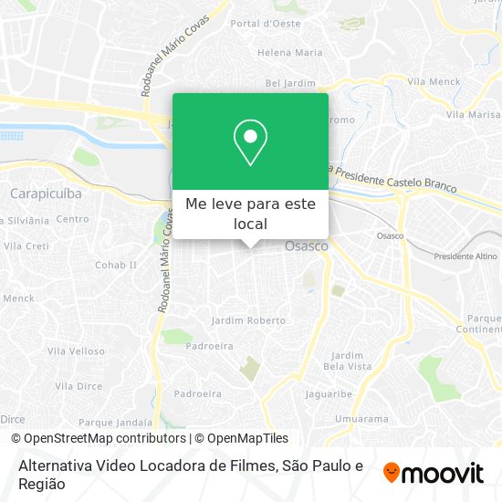 Alternativa Video Locadora de Filmes mapa