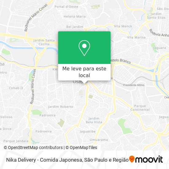 Nika Delivery - Comida Japonesa mapa