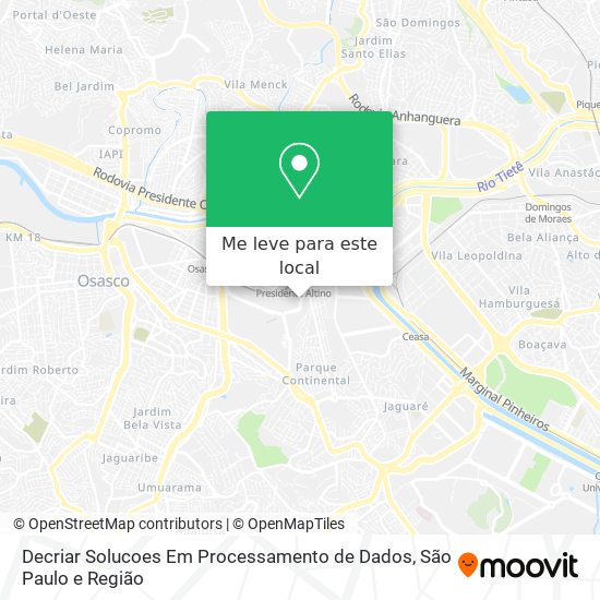 Decriar Solucoes Em Processamento de Dados mapa