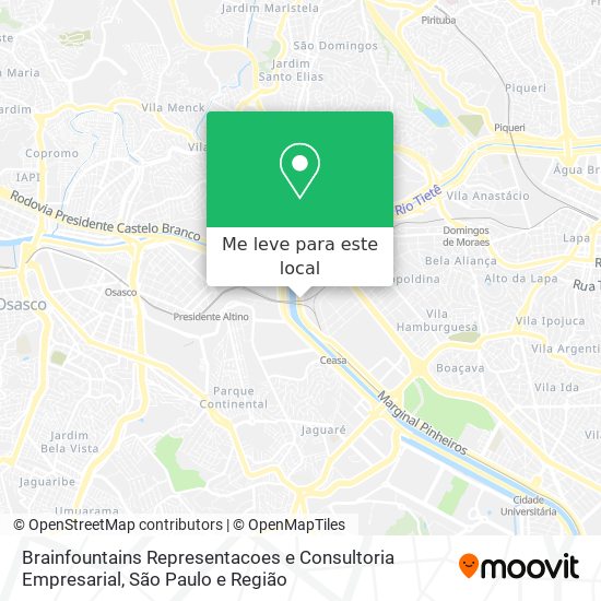 Brainfountains Representacoes e Consultoria Empresarial mapa