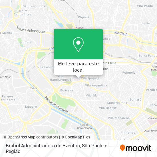 Brabol Administradora de Eventos mapa