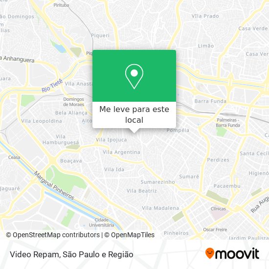 Video Repam mapa