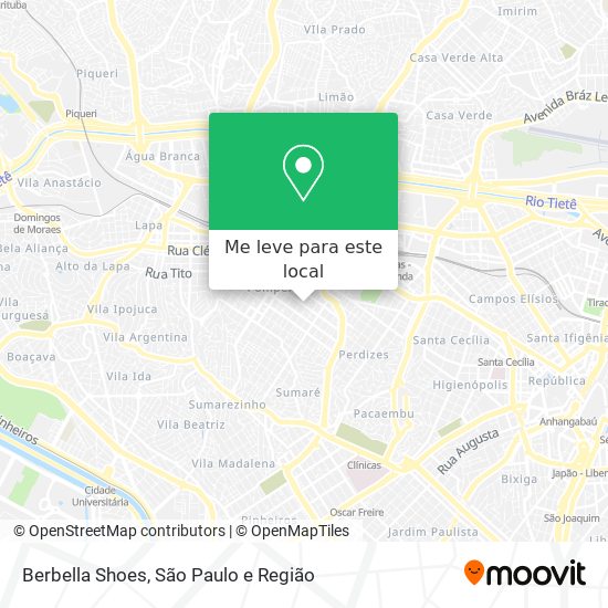 Berbella Shoes mapa