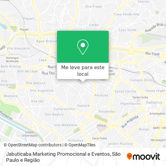 Jabuticaba Marketing Promocional e Eventos mapa