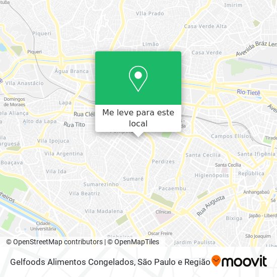Gelfoods Alimentos Congelados mapa