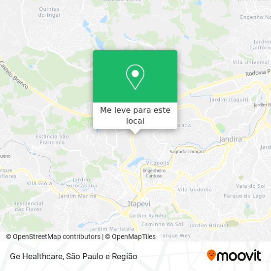Ge Healthcare mapa
