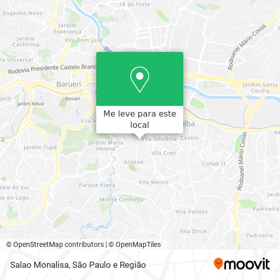 Salao Monalisa mapa