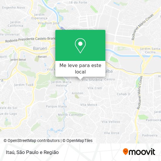 Itaú mapa