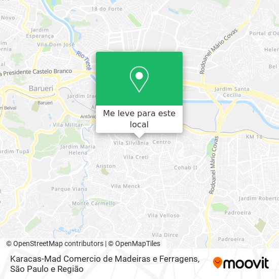 Karacas-Mad Comercio de Madeiras e Ferragens mapa