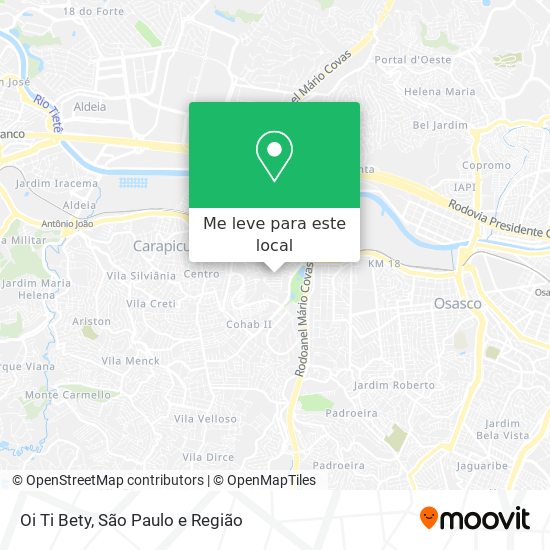 Oi Ti Bety mapa