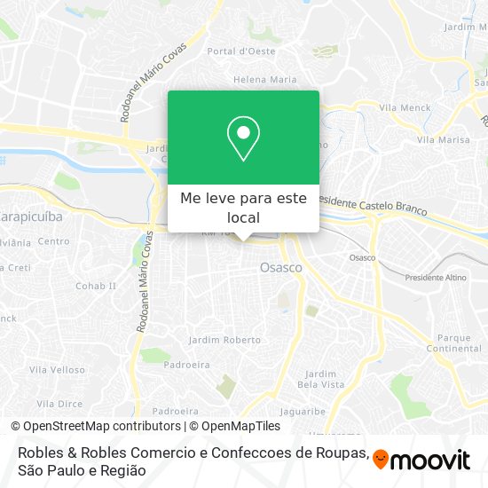 Robles & Robles Comercio e Confeccoes de Roupas mapa