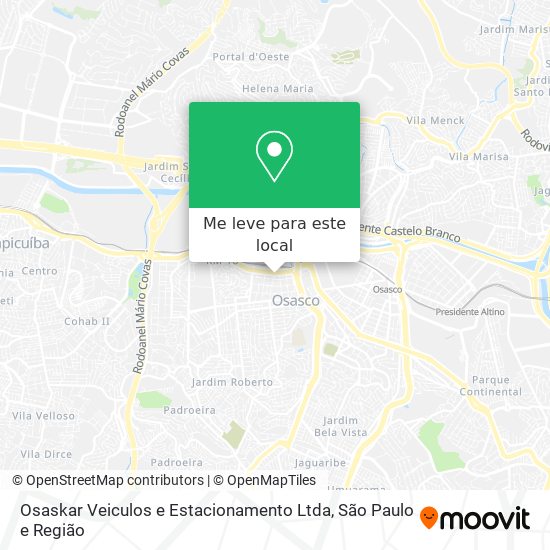 Osaskar Veiculos e Estacionamento Ltda mapa