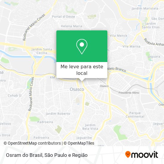 Osram do Brasil mapa