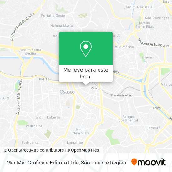 Mar Mar Gráfica e Editora Ltda mapa