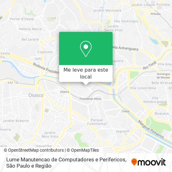 Lume Manutencao de Computadores e Perifericos mapa